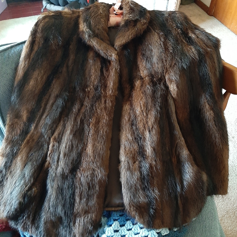 100% real fur vest